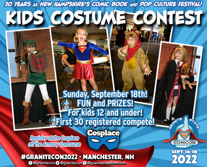 Annual Kids Costume Contest! - Granite State Comic Con